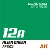 AK Interactive AK1556 DUAL EXO SET 12 – 12A ALIEN GREEN & 12B VIRIDIAN GREEN